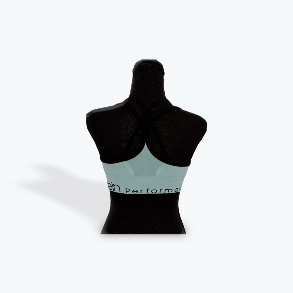 Calvin Klein Baby Blue Sports Bra Size XS - Picture 2 of 3